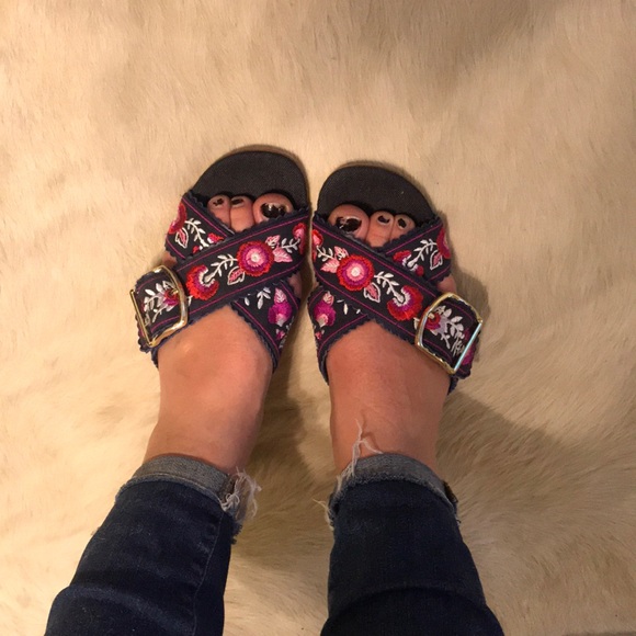 Kate Spade Embroidered Sandals - Picture 3 of 5